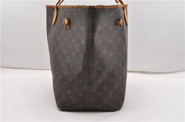 Authentic Louis Vuitton Monogram Neverfull GM Tote Bag M40157 LV Junk 1139G