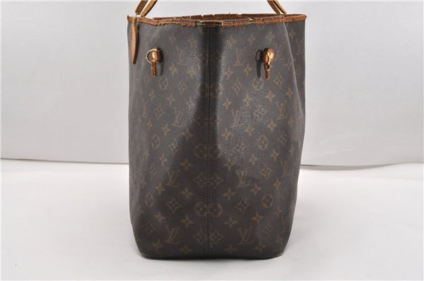 Authentic Louis Vuitton Monogram Neverfull GM Tote Bag M40157 LV Junk 1139G