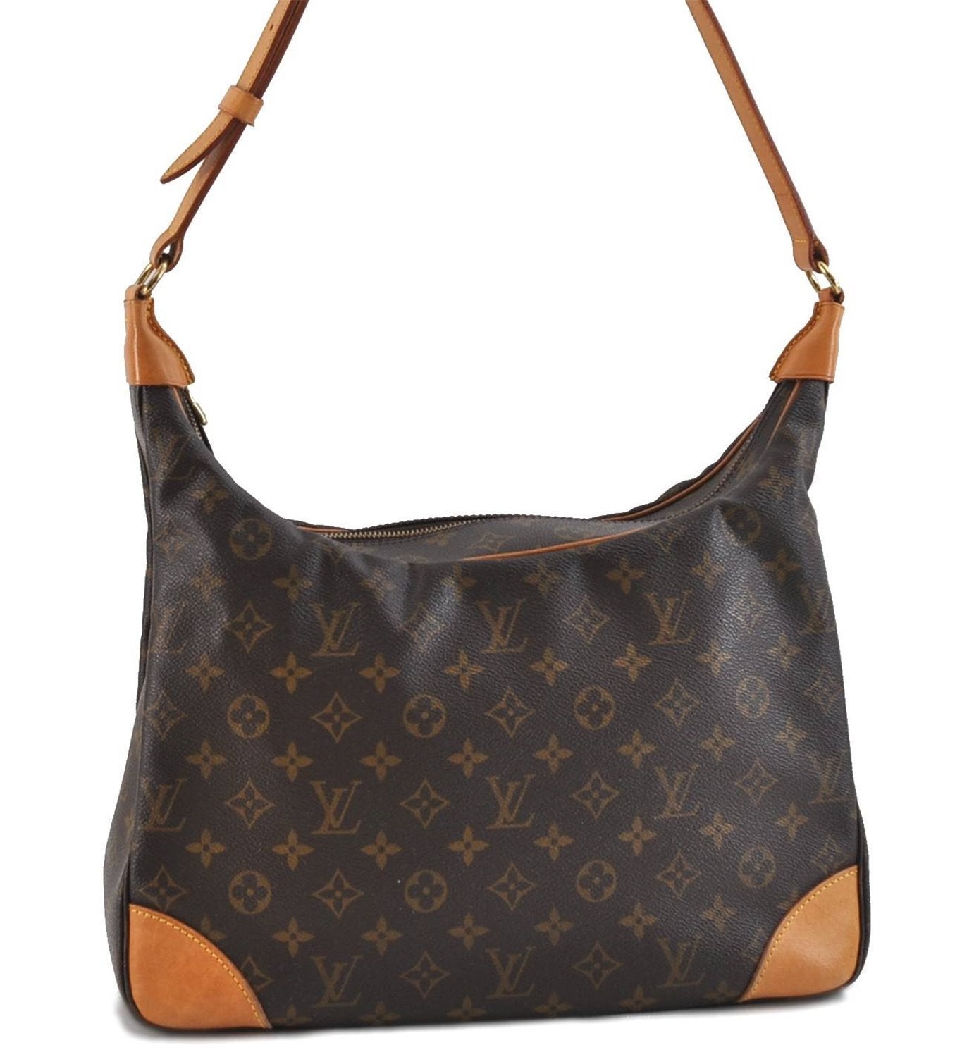 Auth Louis Vuitton Monogram Boulogne 35 Shoulder Cross Body Bag M51260 LV 1140D