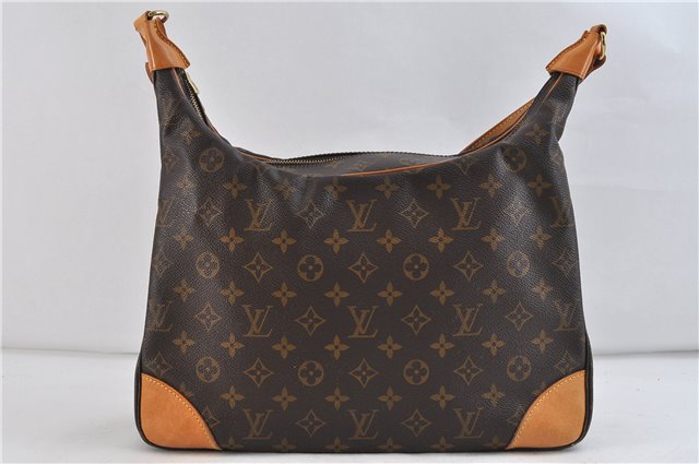 Auth Louis Vuitton Monogram Boulogne 35 Shoulder Cross Body Bag M51260 LV 1140D