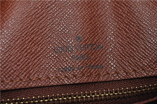 Auth Louis Vuitton Monogram Boulogne 35 Shoulder Cross Body Bag M51260 LV 1140D