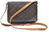 Authentic Louis Vuitton Monogram Musette Tango M51388 Shoulder Cross Bag 1141D