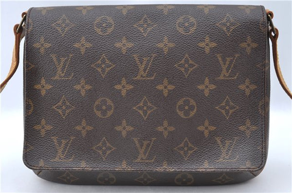 Authentic Louis Vuitton Monogram Musette Tango M51388 Shoulder Cross Bag 1141D