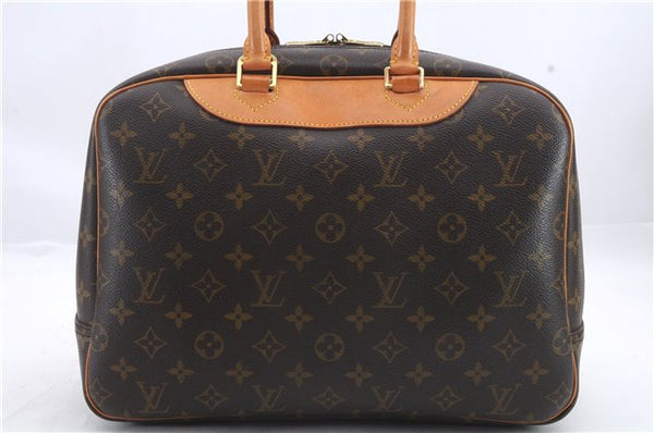 Authentic Louis Vuitton Monogram Deauville Hand Bag M47270 LV 1142D