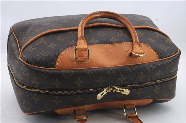 Authentic Louis Vuitton Monogram Deauville Hand Bag M47270 LV 1142D