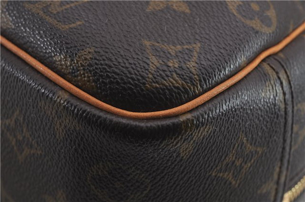 Authentic Louis Vuitton Monogram Deauville Hand Bag M47270 LV 1142D