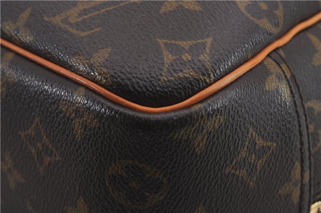 Authentic Louis Vuitton Monogram Deauville Hand Bag M47270 LV 1142D