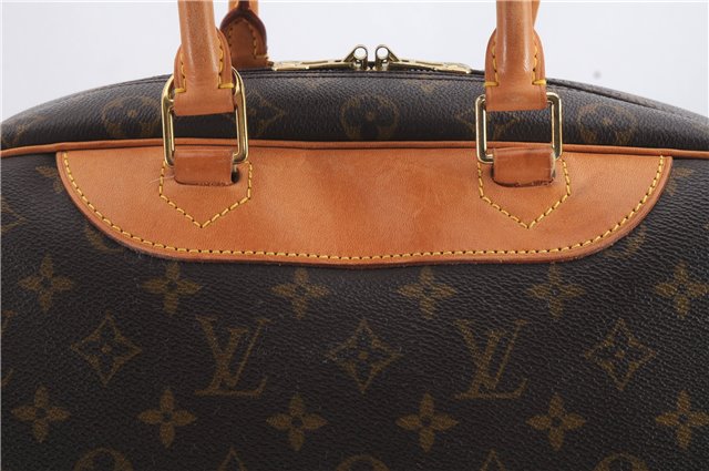 Authentic Louis Vuitton Monogram Deauville Hand Bag M47270 LV 1142D