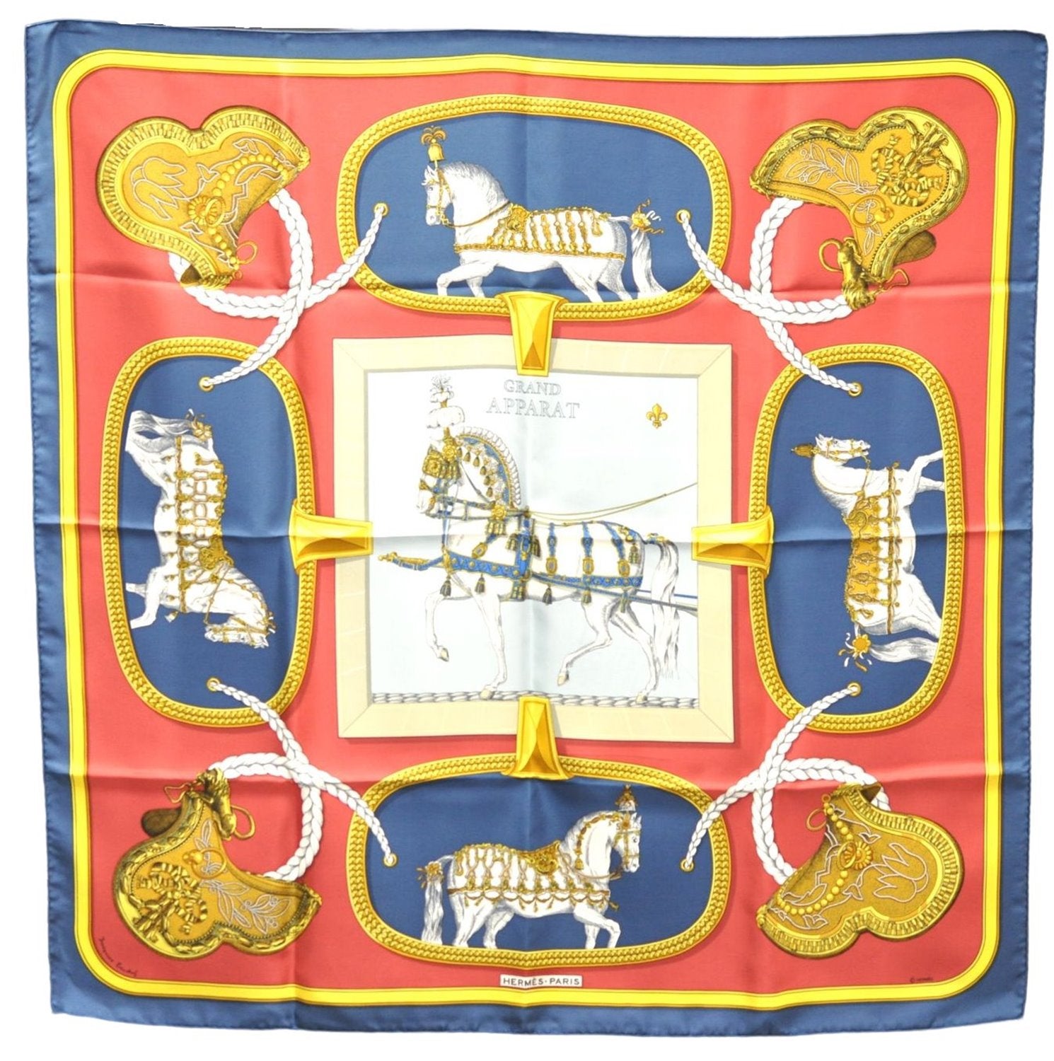 Authentic HERMES Carre 90 Scarf 