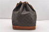 Authentic Louis Vuitton Monogram Noe Shoulder Drawstring Bag M42224 LV 1143G