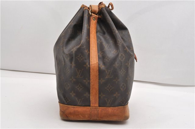 Authentic Louis Vuitton Monogram Noe Shoulder Drawstring Bag M42224 LV 1143G