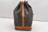 Authentic Louis Vuitton Monogram Noe Shoulder Drawstring Bag M42224 LV 1143G