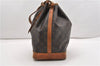 Authentic Louis Vuitton Monogram Noe Shoulder Drawstring Bag M42224 LV 1143G