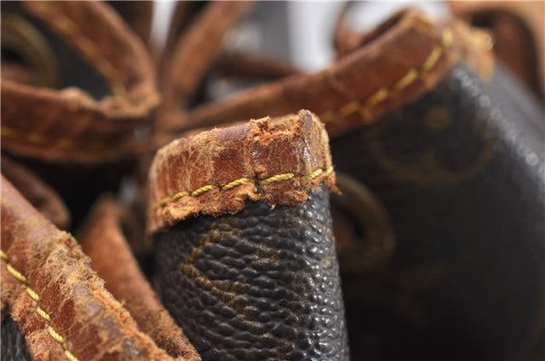 Authentic Louis Vuitton Monogram Noe Shoulder Drawstring Bag M42224 LV 1143G