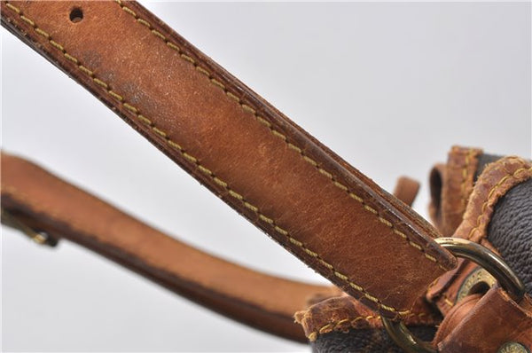 Authentic Louis Vuitton Monogram Noe Shoulder Drawstring Bag M42224 LV 1143G