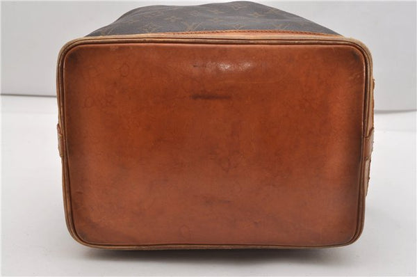 Authentic Louis Vuitton Monogram Noe Shoulder Drawstring Bag M42224 LV 1143G