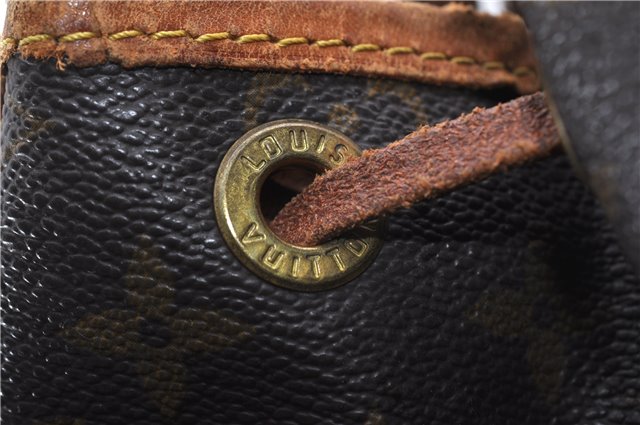 Authentic Louis Vuitton Monogram Noe Shoulder Drawstring Bag M42224 LV 1143G