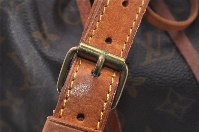Authentic Louis Vuitton Monogram Noe Shoulder Drawstring Bag M42224 LV 1143G
