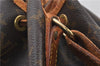 Authentic Louis Vuitton Monogram Noe Shoulder Drawstring Bag M42224 LV 1143G