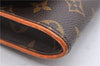 Authentic Louis Vuitton Monogram Pochette Twin GM Shoulder Bag M51852 LV 1144D