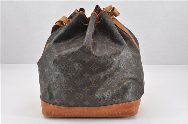 Authentic Louis Vuitton Monogram Noe Shoulder Drawstring Bag M42224 LV 1144G