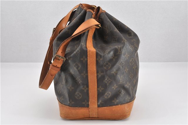 Authentic Louis Vuitton Monogram Noe Shoulder Drawstring Bag M42224 LV 1144G