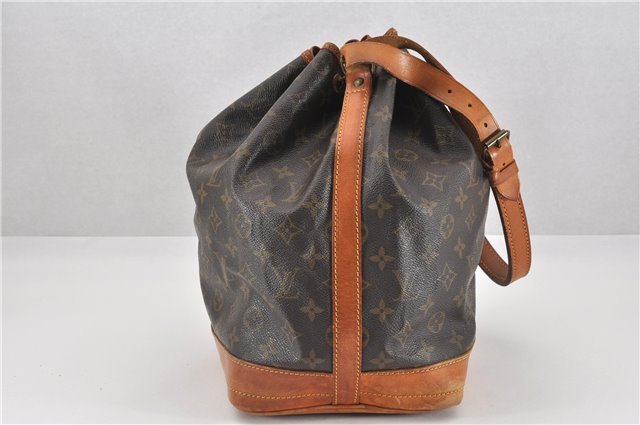 Authentic Louis Vuitton Monogram Noe Shoulder Drawstring Bag M42224 LV 1144G