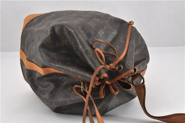 Authentic Louis Vuitton Monogram Noe Shoulder Drawstring Bag M42224 LV 1144G