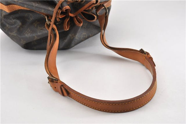 Authentic Louis Vuitton Monogram Noe Shoulder Drawstring Bag M42224 LV 1144G