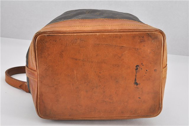 Authentic Louis Vuitton Monogram Noe Shoulder Drawstring Bag M42224 LV 1144G