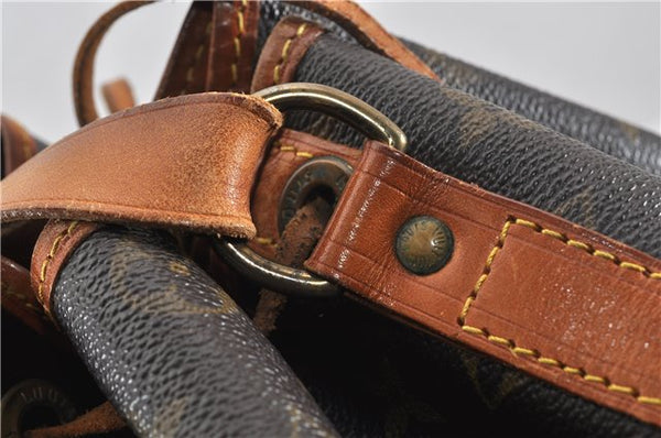 Authentic Louis Vuitton Monogram Noe Shoulder Drawstring Bag M42224 LV 1144G