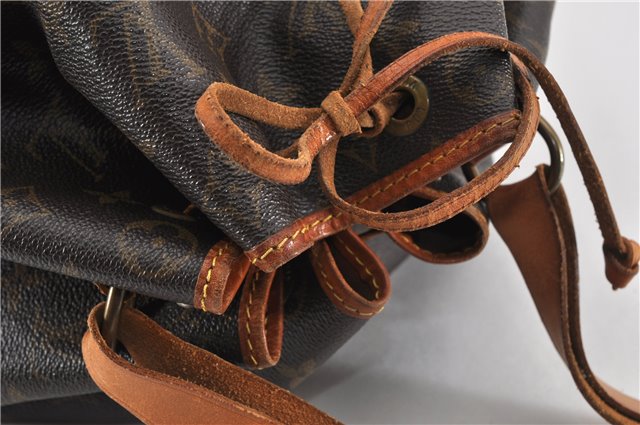 Authentic Louis Vuitton Monogram Noe Shoulder Drawstring Bag M42224 LV 1144G