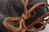 Authentic Louis Vuitton Monogram Noe Shoulder Drawstring Bag M42224 LV 1144G