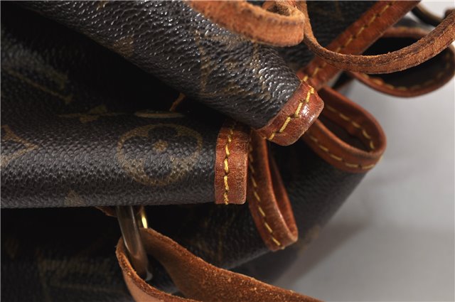 Authentic Louis Vuitton Monogram Noe Shoulder Drawstring Bag M42224 LV 1144G
