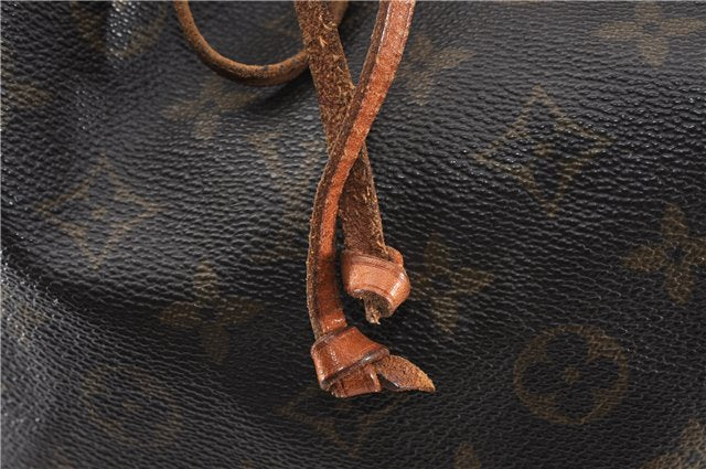 Authentic Louis Vuitton Monogram Noe Shoulder Drawstring Bag M42224 LV 1144G