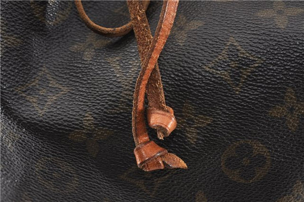 Authentic Louis Vuitton Monogram Noe Shoulder Drawstring Bag M42224 LV 1144G