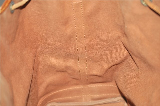 Authentic Louis Vuitton Monogram Noe Shoulder Drawstring Bag M42224 LV 1144G