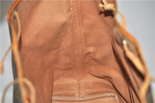Authentic Louis Vuitton Monogram Noe Shoulder Drawstring Bag M42224 LV 1144G
