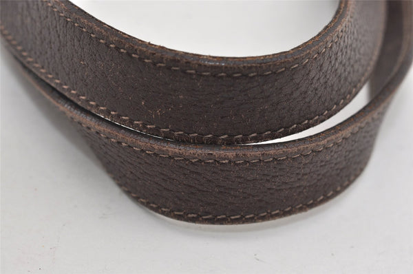 Authentic GUCCI Abbey Tote Hand Bag GG Canvas Leather 141472 Brown 1144I