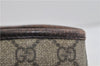 Authentic GUCCI Shoulder Tote Bag GG PVC Leather 114595 Brown 1145D