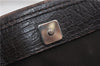 Authentic GUCCI Shoulder Tote Bag GG PVC Leather 114595 Brown 1145D