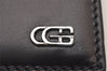 Authentic GUCCI Vintage Card Case Purse Leather 106658 Black 1146I