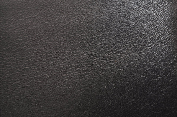 Authentic GUCCI Vintage Card Case Purse Leather 106658 Black 1146I