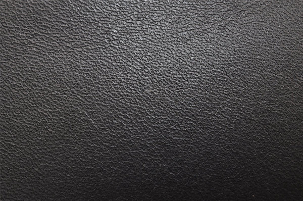 Authentic GUCCI Vintage Card Case Purse Leather 106658 Black 1146I