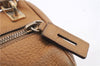 Authentic PRADA Leather Shoulder Hand Bag Light Brown 1147D