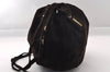 Authentic CHANEL Vintage Suede Shoulder Drawstring Bag Brown 1147I