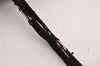 Authentic CHANEL Vintage Suede Shoulder Drawstring Bag Brown 1147I