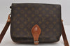 Authentic Louis Vuitton Monogram Cartouchiere GM Shoulder Bag Old Model 1148I