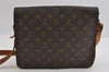 Authentic Louis Vuitton Monogram Cartouchiere GM Shoulder Bag Old Model 1148I