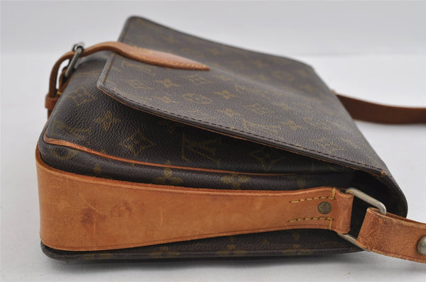 Authentic Louis Vuitton Monogram Cartouchiere GM Shoulder Bag Old Model 1148I